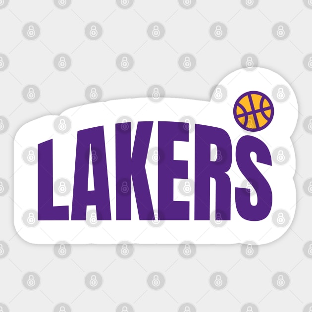 lakers basketball Sticker by ALSPREYID